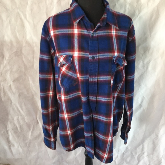 Arizona Jean Company Other - Arizona flannel men’s shirt size XL blue red